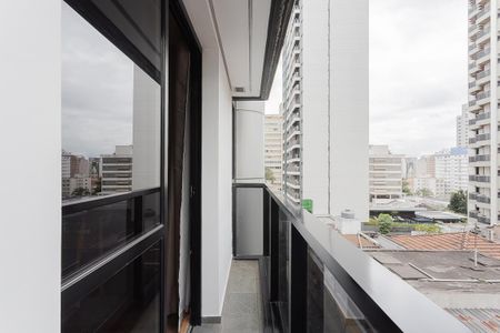 Varanda de kitnet/studio para alugar com 1 quarto, 32m² em Jardins, São Paulo