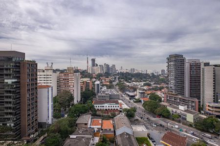 Sala - Vista de apartamento à venda com 4 quartos, 157m² em Sumaré, São Paulo