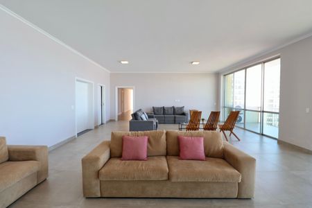 Sala de apartamento para alugar com 6 quartos, 552m² em Centro, Guarujá