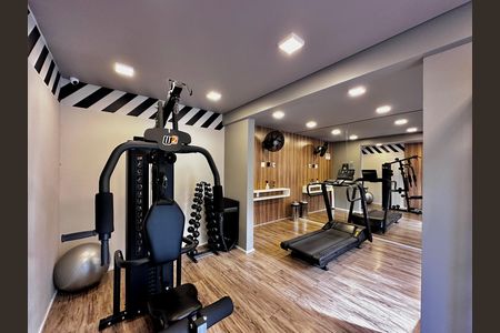 Apartamento para alugar com 34m², 1 quarto e sem vaga Apartamento para alugar com 34m², 1 quarto e sem vagaAcademia
