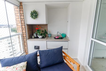Detalhe - Varanda gourmet de apartamento para alugar com 3 quartos, 110m² em Vila Suzana, São Paulo