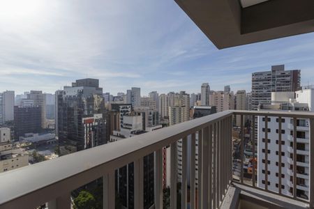 Varanda da Sala de apartamento para alugar com 2 quartos, 61m² em Moema, São Paulo