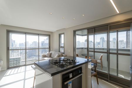 Sala de apartamento para alugar com 2 quartos, 61m² em Moema, São Paulo