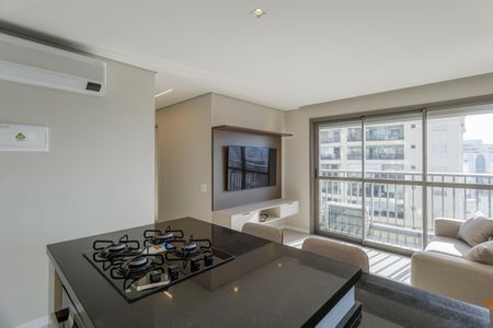 Sala de apartamento para alugar com 2 quartos, 61m² em Moema, São Paulo