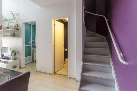 Apartamento para alugar com 49m², 1 quarto e 1 vagaEscada