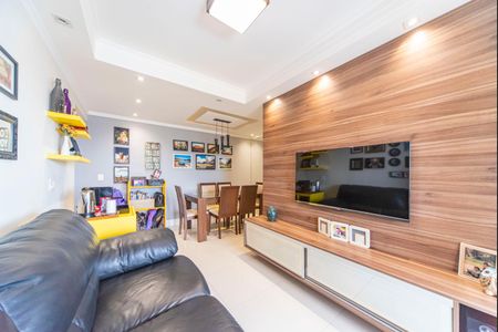 Sala de apartamento à venda com 3 quartos, 79m² em Campestre, Santo André