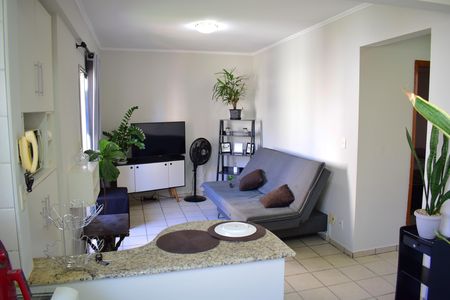 Sala de apartamento para alugar com 1 quarto, 45m² em Vila Ana Maria, Ribeirão Preto