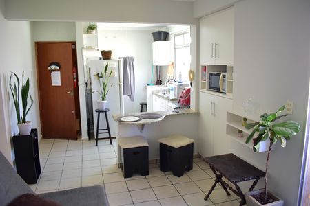 Sala de apartamento para alugar com 1 quarto, 45m² em Vila Ana Maria, Ribeirão Preto