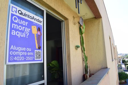 Varanda da Sala de apartamento para alugar com 1 quarto, 45m² em Vila Ana Maria, Ribeirão Preto