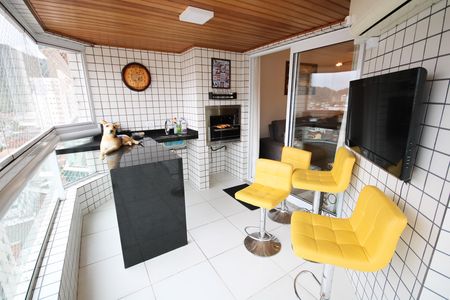 Varanda de apartamento para alugar com 3 quartos, 110m² em Canto do Forte, Praia Grande
