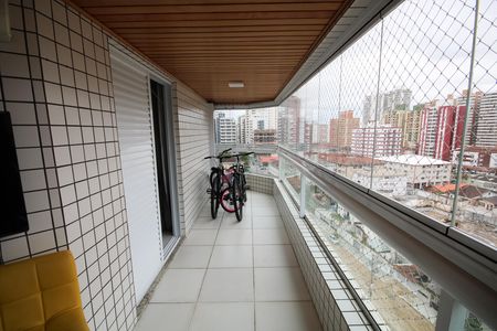 Varanda de apartamento para alugar com 3 quartos, 110m² em Canto do Forte, Praia Grande