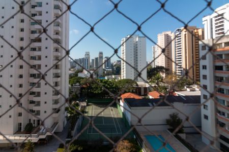 Apartamento para alugar com 143m², 4 quartos e 3 vagasVista da Varanda do Quarto 1