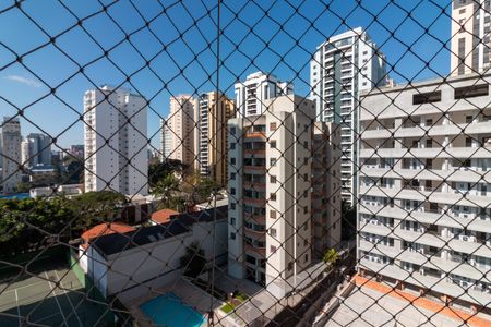 Apartamento para alugar com 143m², 4 quartos e 3 vagasVista da Varanda do Quarto 1