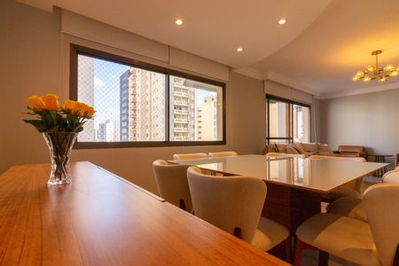 Apartamento para alugar com 143m², 4 quartos e 3 vagasSala de Jantar