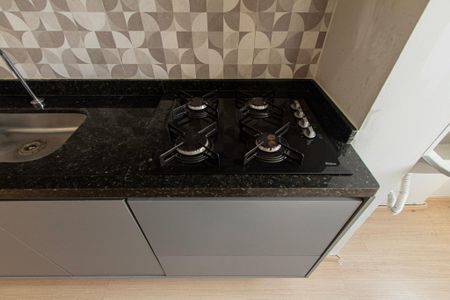 Cozinha de apartamento para alugar com 2 quartos, 53m² em Vila Helena, Sorocaba
