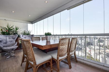 Varanda de apartamento à venda com 4 quartos, 223m² em Vila Morumbi, São Paulo