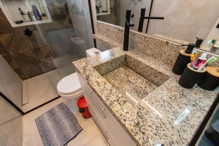 Apartamento para alugar com 140m², 3 quartos e 2 vagasBanheiro da suíte