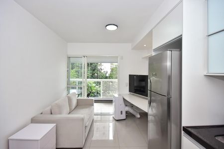 Sala de apartamento para alugar com 1 quarto, 40m² em Vila Andrade, São Paulo