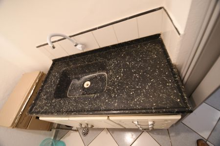 Cozinha de kitnet/studio para alugar com 1 quarto, 17m² em Cidade Universitária, Campinas