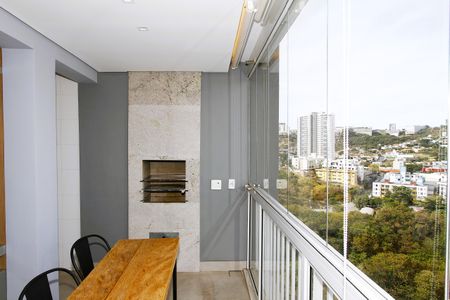 Varanda da Sala de apartamento para alugar com 2 quartos, 67m² em Estrela Dalva, Belo Horizonte