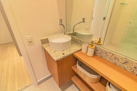 Studio para alugar com 28m², 1 quarto e sem vaga Studio para alugar com 28m², 1 quarto e sem vagaBanheiro