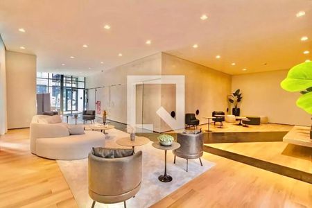 Studio à venda com 28m², 1 quarto e sem vaga Studio à venda com 28m², 1 quarto e sem vagaHall social