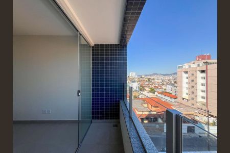 Varanda da Sala de apartamento à venda com 3 quartos, 87m² em Padre Eustáquio, Belo Horizonte