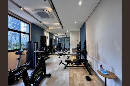 Studio para alugar com 28m², 1 quarto e sem vaga Studio para alugar com 28m², 1 quarto e sem vagaAcademia