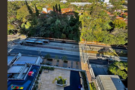 Studio para alugar com 28m², 1 quarto e sem vaga Studio para alugar com 28m², 1 quarto e sem vagaVista da Sacada