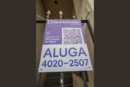 Casa para alugar com 50m², 1 quarto e sem vagaFachada - placa instalada