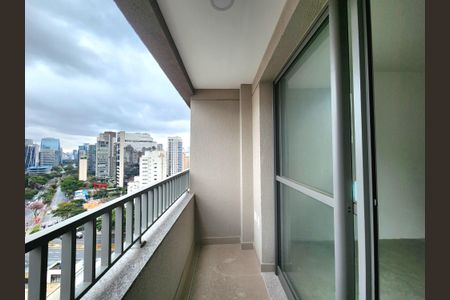 Studio à venda com 24m², 1 quarto e sem vagaVaranda