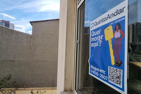 Studio para alugar com 26m², 1 quarto e sem vaga Studio para alugar com 26m², 1 quarto e sem vagaPlaca