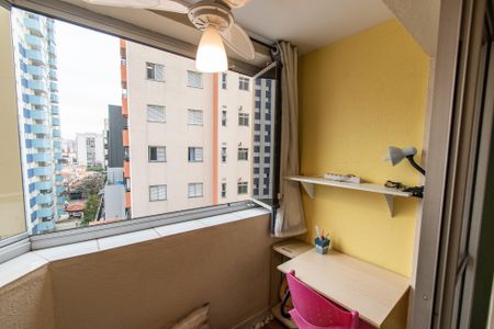 Varanda de apartamento à venda com 1 quarto, 42m² em Chácara Inglesa, São Paulo