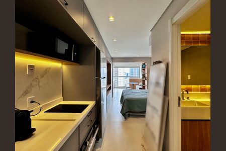 Apartamento para alugar com 32m², 0 quarto e 1 vaga Apartamento para alugar com 32m², 0 quarto e 1 vagaCozinha