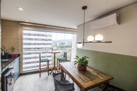 Varanda gourmet de apartamento à venda com 3 quartos, 107m² em Empresarial 18 do Forte, Barueri