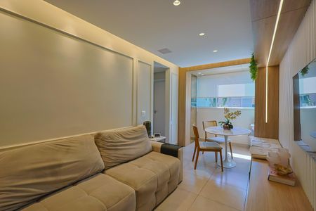 Sala de apartamento à venda com 2 quartos, 52m² em Coração Eucarístico, Belo Horizonte