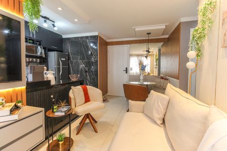 Sala de apartamento à venda com 2 quartos, 47m² em Vila Carmosina, São Paulo