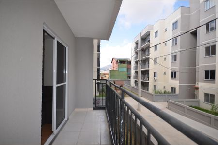Varanda da Sala de apartamento para alugar com 2 quartos, 54m² em Campo Grande, Rio de Janeiro