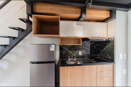 Cozinha de kitnet/studio à venda com 1 quarto, 31m² em Vila Mariana, São Paulo