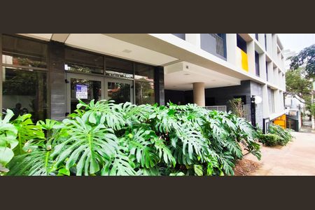 Studio à venda com 27m², 1 quarto e sem vagaFachada - Plaquinha