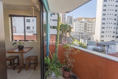 Varanda da Sala de apartamento à venda com 3 quartos, 93m² em Anchieta, Belo Horizonte