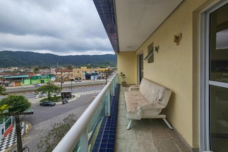 Varanda da Sala de apartamento para alugar com 2 quartos, 78m² em Balneario Guarujá, Guarujá