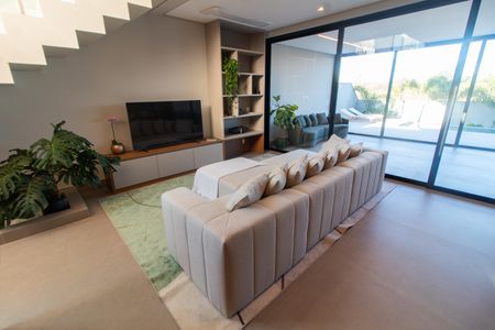 Casa de condomínio à venda com 325m², 5 quartos e 4 vagasSala