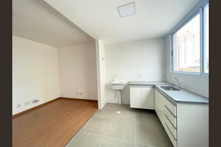 Cozinha de apartamento à venda com 1 quarto, 35m² em Barro Preto, Belo Horizonte