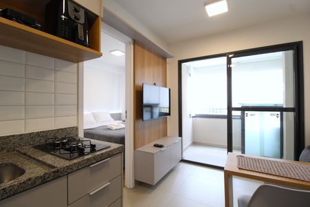 Apartamento para alugar com 26m², 1 quarto e sem vagaSala/Cozinha