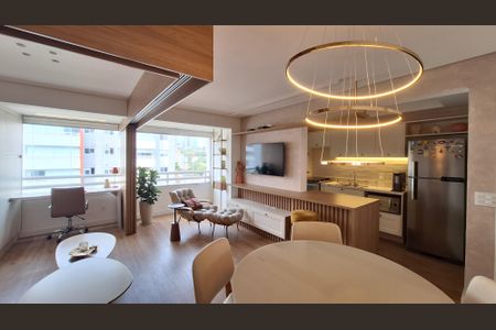 Sala de apartamento à venda com 1 quarto, 63m² em Vila Anglo Brasileira, São Paulo