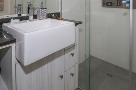 Apartamento à venda com 129m², 3 quartos e 2 vagas Apartamento à venda com 129m², 3 quartos e 2 vagasBanheiro da Suíte 1