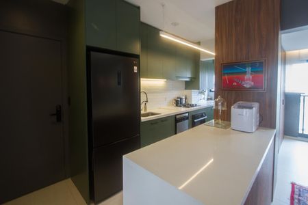 Cozinha de apartamento à venda com 3 quartos, 91m² em Jardim das Acacias, São Paulo