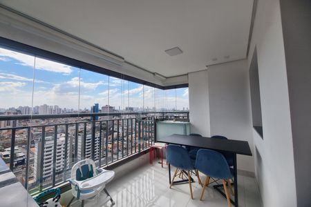 Varanda gourmet de apartamento à venda com 2 quartos, 65m² em Vila Prudente, São Paulo