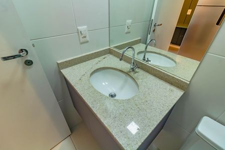 Banheiro de kitnet/studio para alugar com 1 quarto, 31m² em Vila Clementino, São Paulo